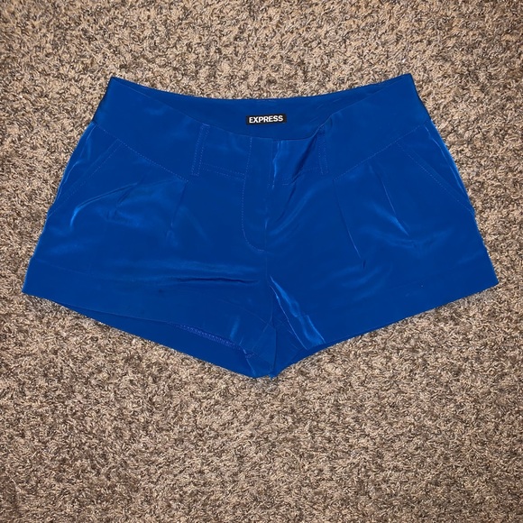 Express Pants - Express silky blue shorts (also selling in olive) Express Pants - Express silky blue shorts (also selling in olive)